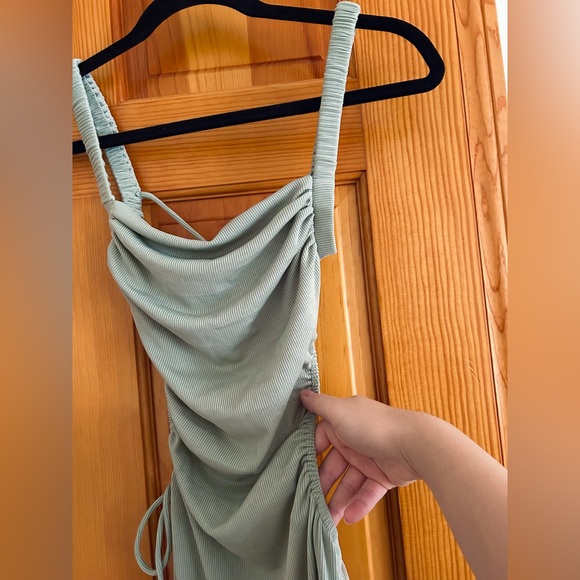 Princess Polly Lainey Midi Dress in Sage - Picture 4 of 7